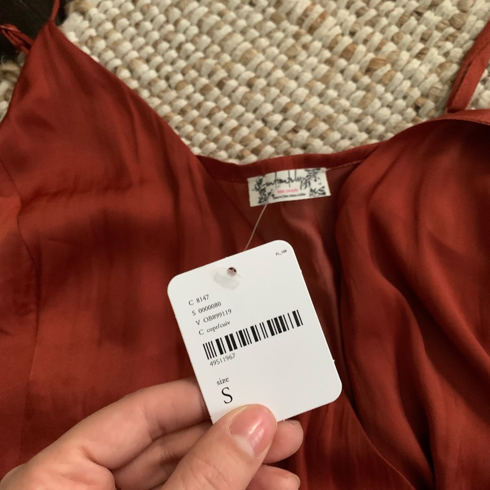Free People All My Love Wrap Slip Dress, Size S. NWT. - Picture 6 of 8